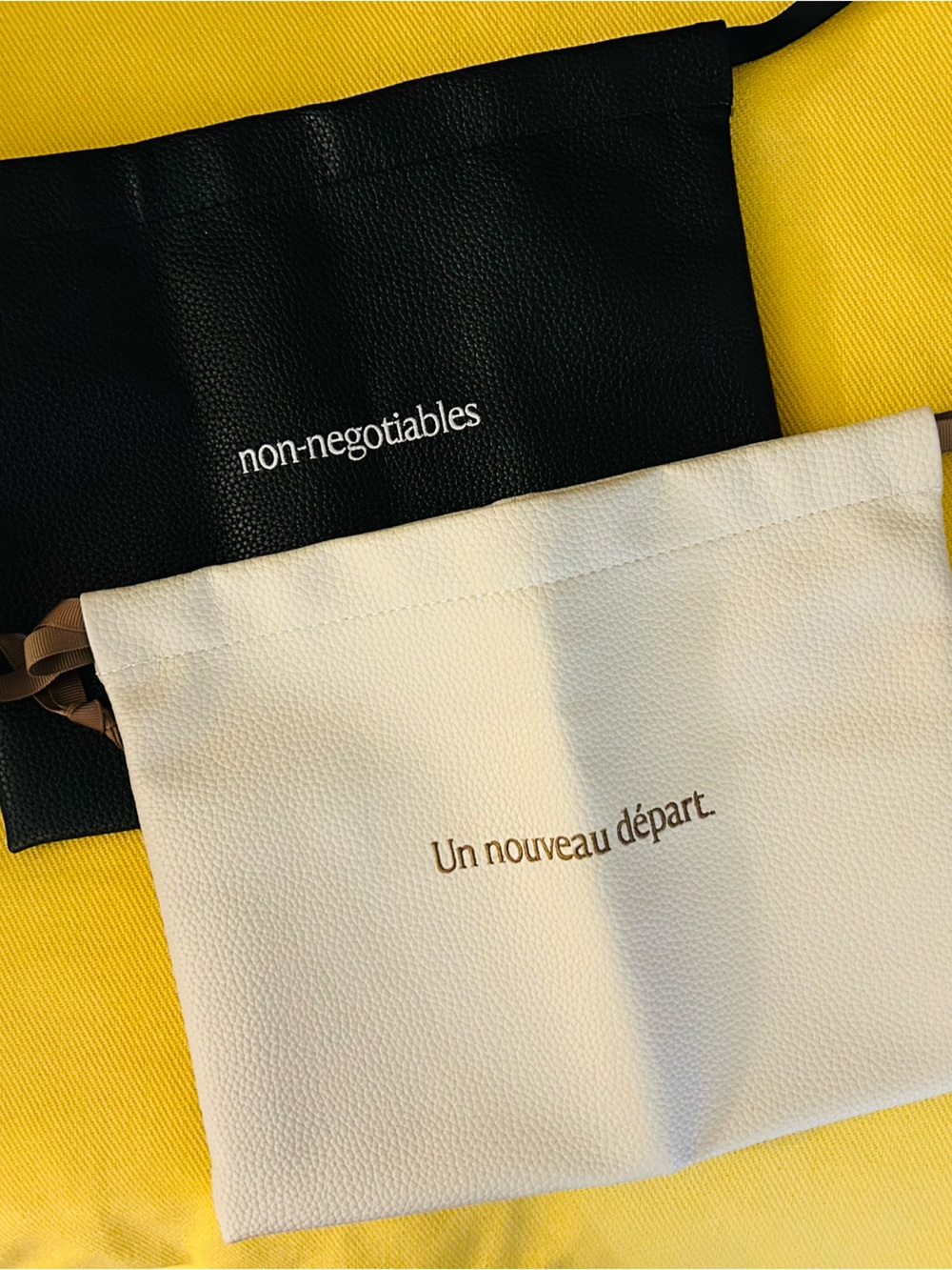 Cloth & Paper planner pouches set of 2